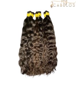 cabelo brasileiro ondulado 60/65 cm .